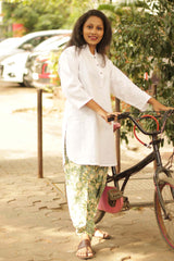 Short Kurta in White