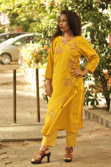 Zardi Nazakat- Hand Embroidered Angarkha
