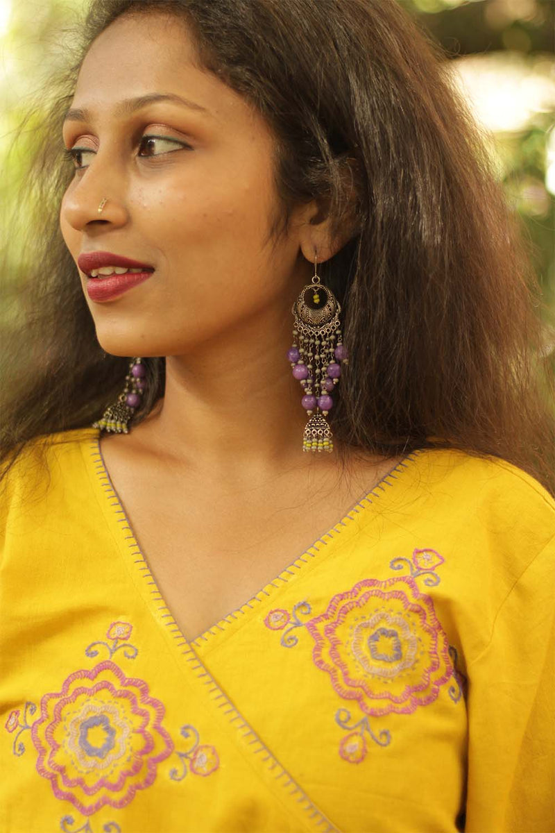 Zardi Nazakat- Hand Embroidered Angarkha