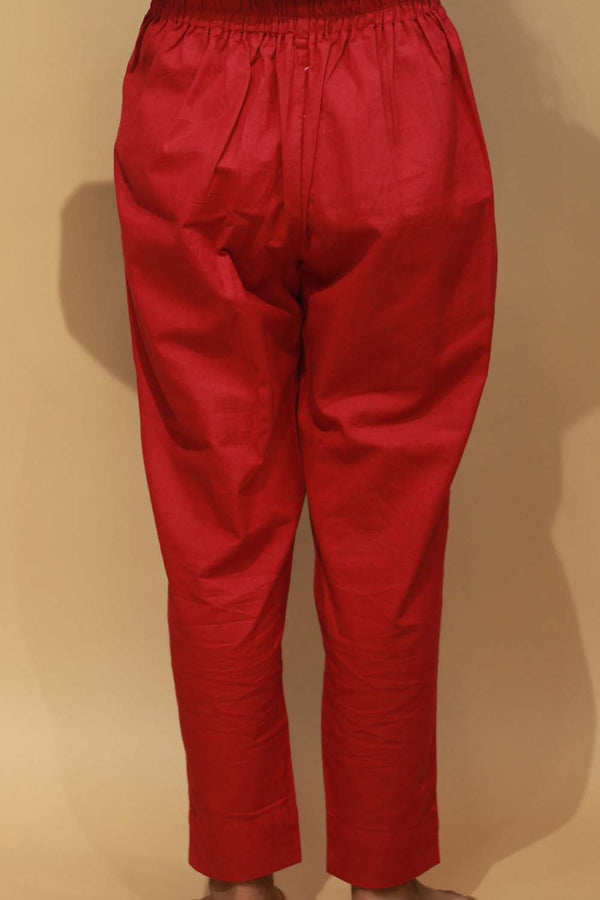 Amala | Slim Pants | Rouge