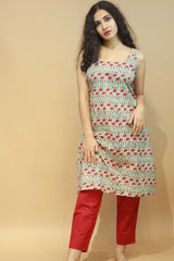 Amala | Slim Pants | Rouge