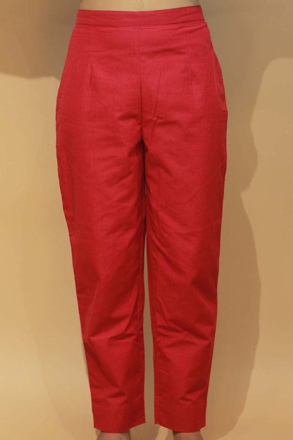 Amala | Slim Pants | Rouge