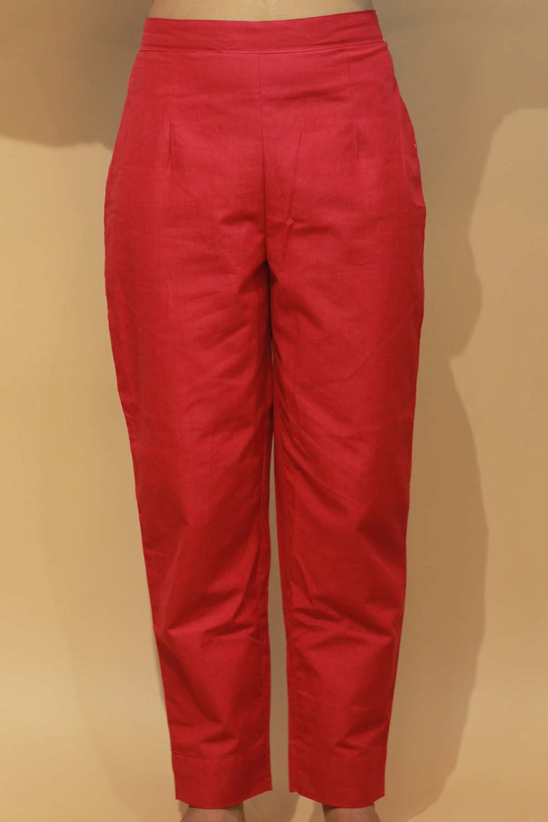 Amala | Slim Pants | Rouge