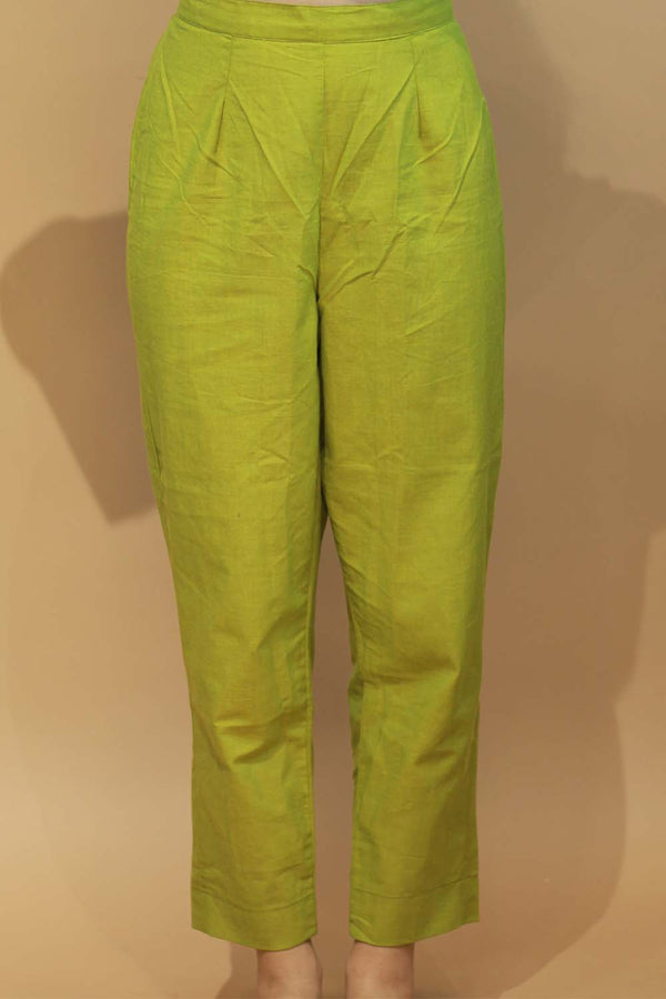 Amala | Slim Pants | Light Green