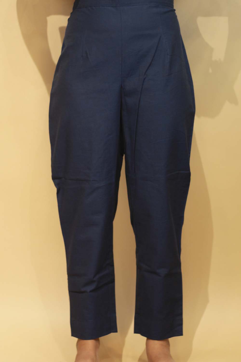 Amala | Slim Pants | Navy Blue