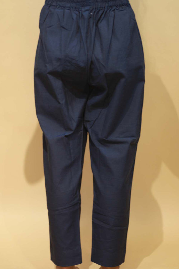 Amala | Slim Pants |  Navy Blue