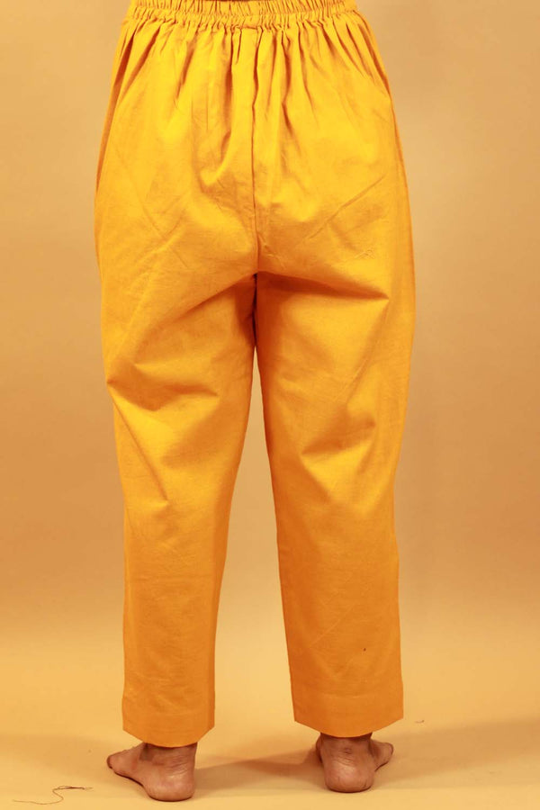 Amala | Slim Pants | Sunset Yellow