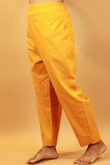 Amala | Slim Pants | Sunset Yellow