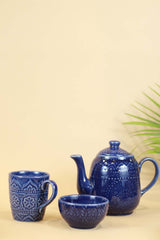 Neel - an Engraved Tea Pot