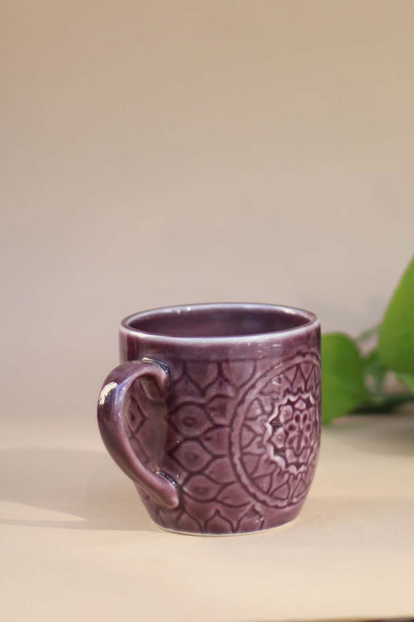 Amethyst Ceramic Cup