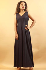 Wide Legged Jumpsuit in Midnight Blue