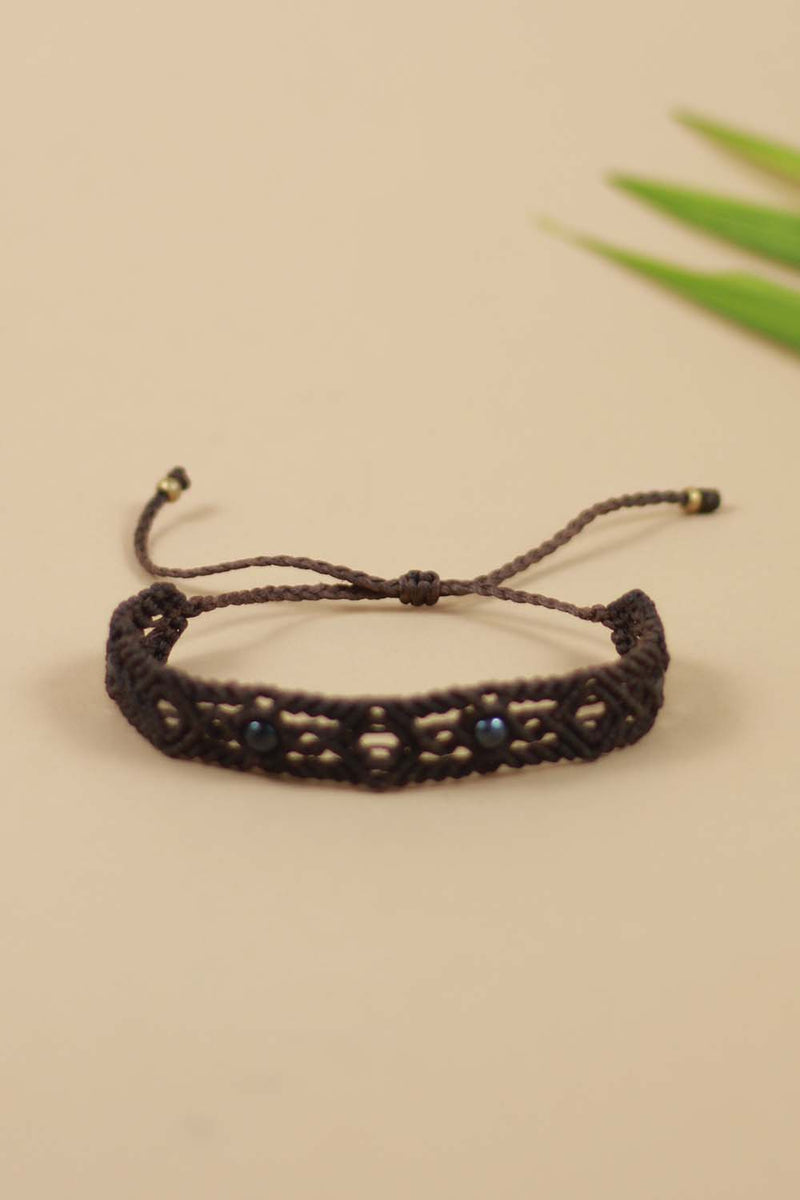 Mesh Macrame Anklet