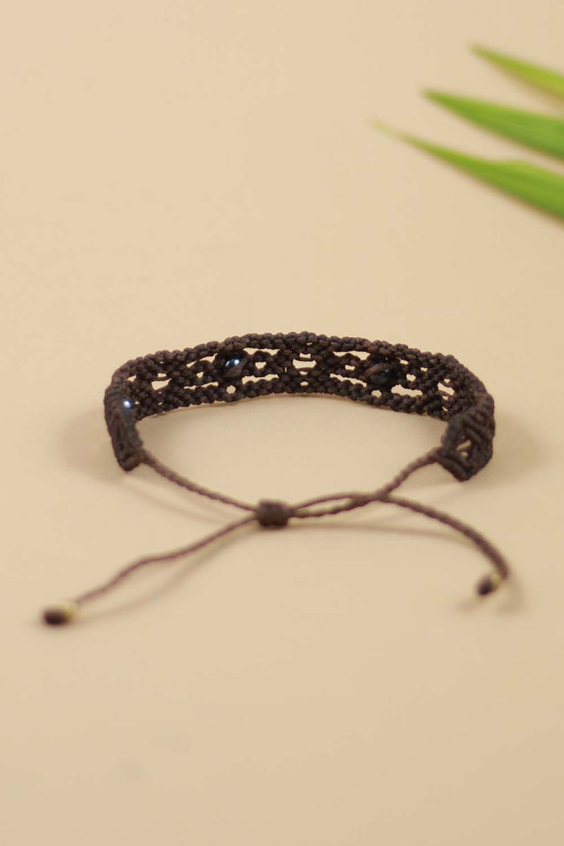Mesh Macrame Anklet
