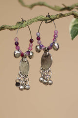 Coin Charm Baali- Fuschia