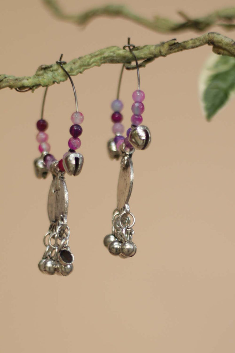Coin Charm Baali- Fuschia