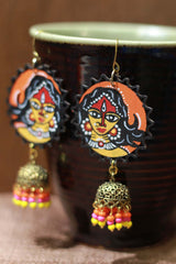 Handpainted Devi Jhumka