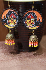 Handpainted Devi Jhumka