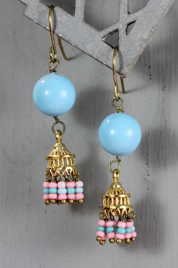 Petite Spiral Jhumkas