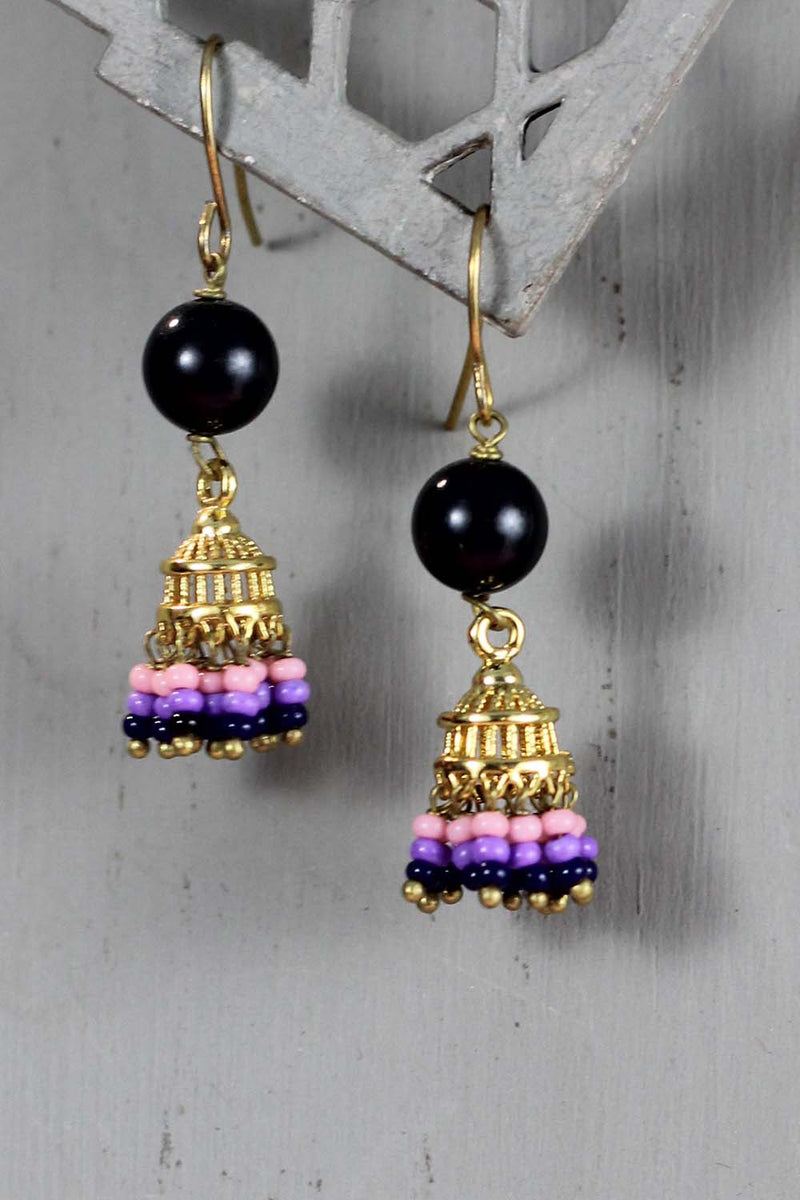 Petite Spiral Jhumkas