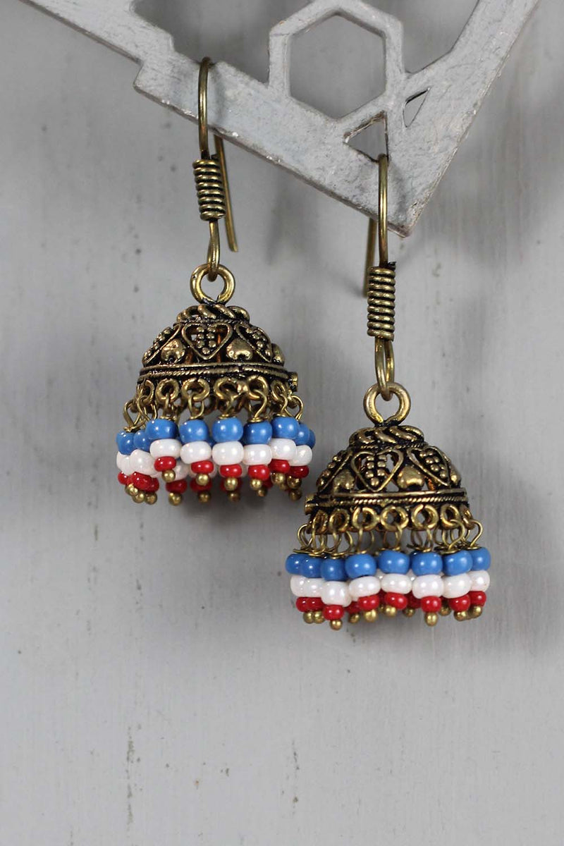 Petite Spiral Jhumkas
