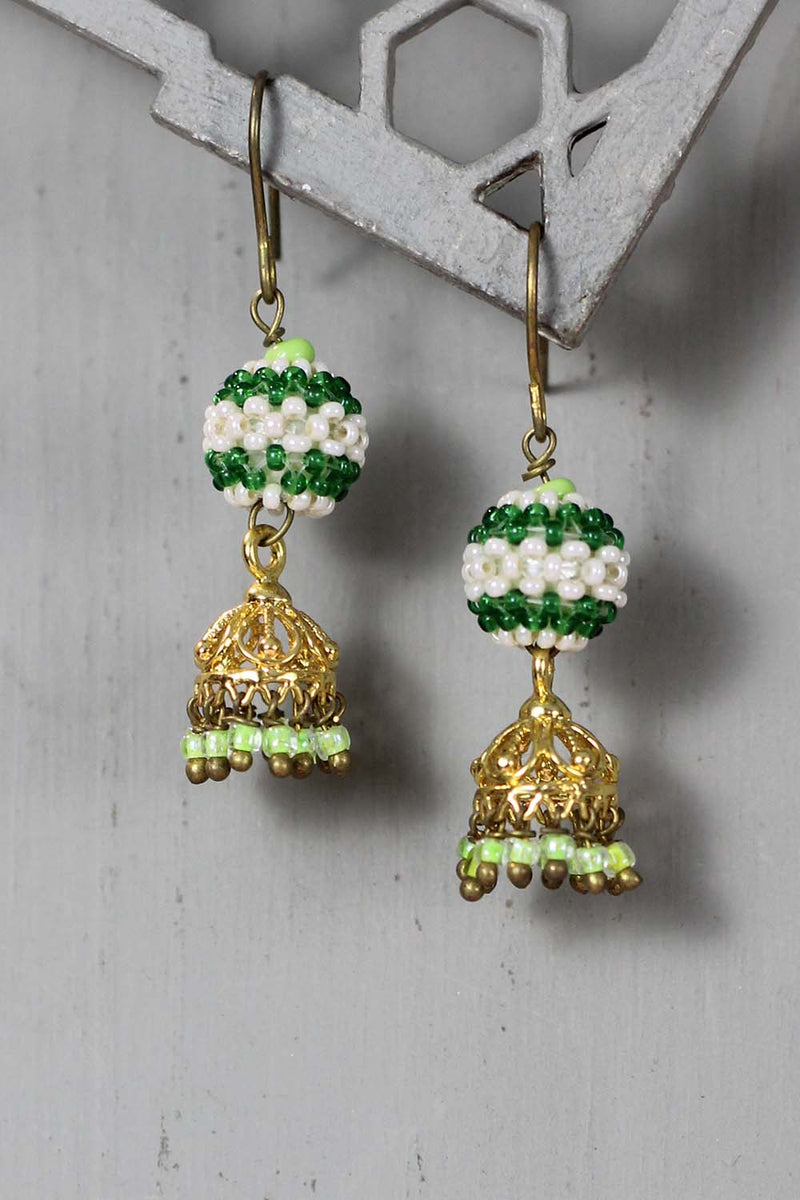 Petite Spiral Jhumkas