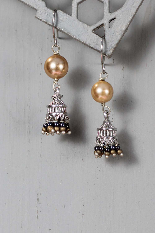 Petite Spiral Jhumkas
