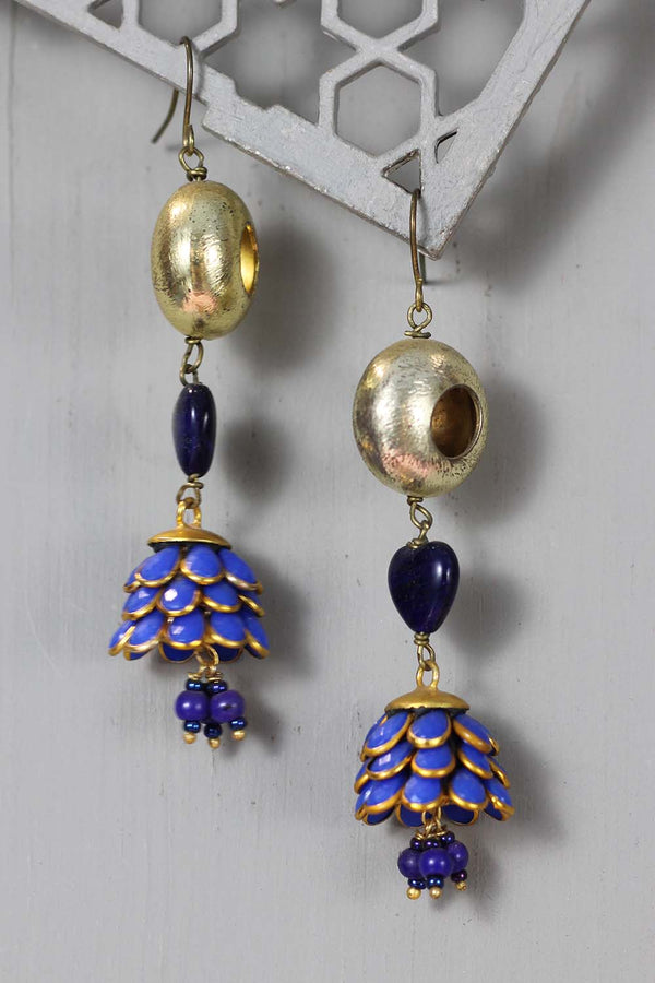 Petite Spiral Jhumkas