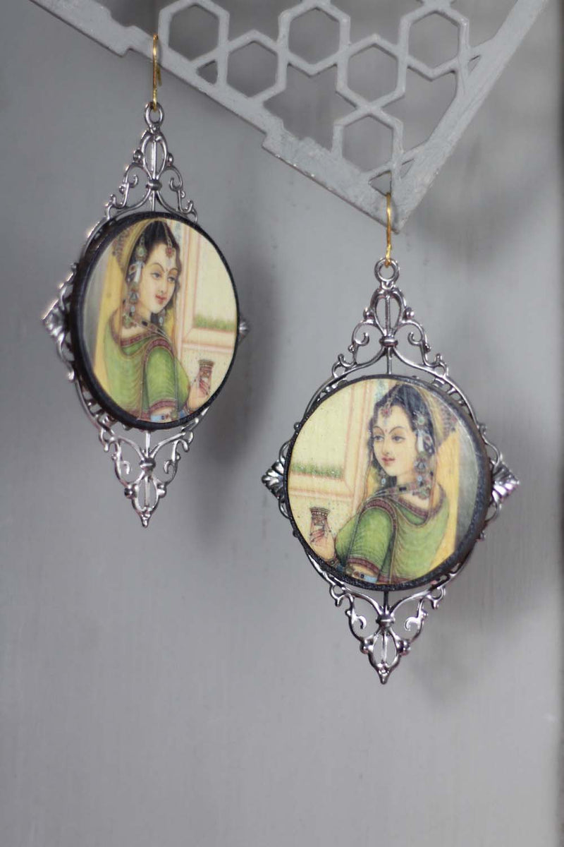 Ragini Decoupage Earrings