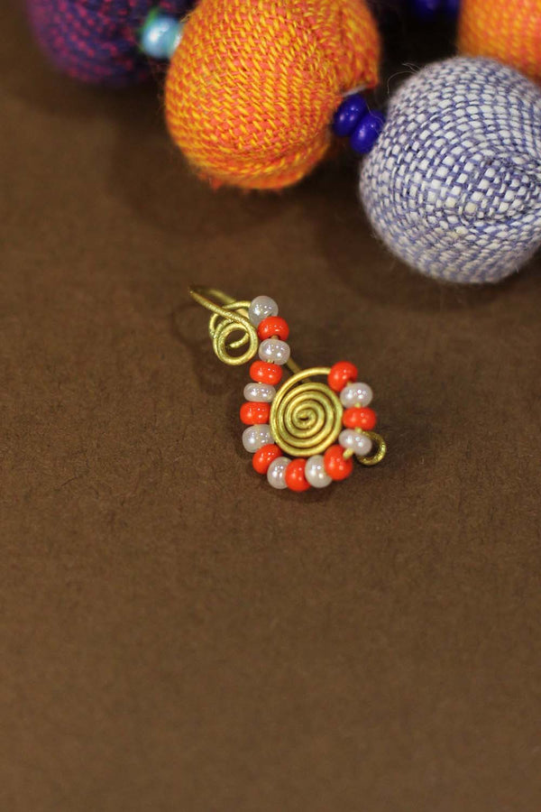 Handcrafted Brass Wire Nosepin