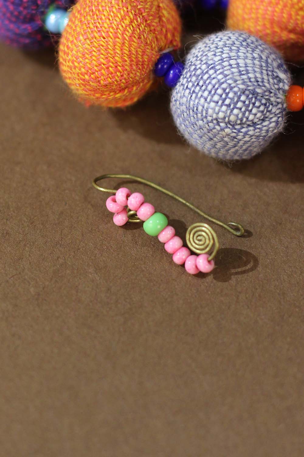 Handcrafted Brass Wire Nosepin