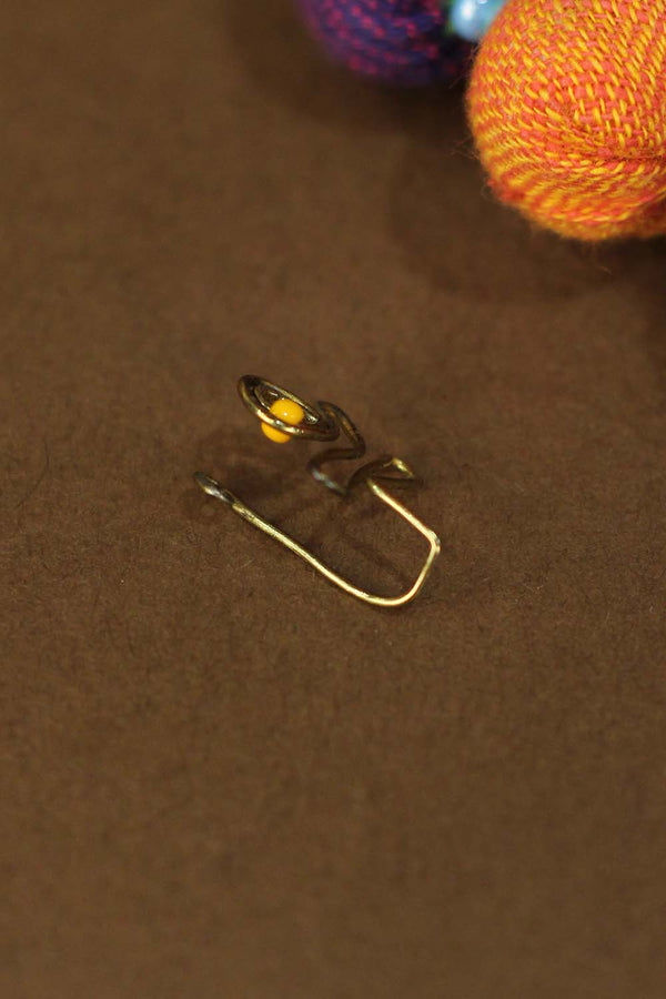 Handcrafted Brass Wire Nosepin