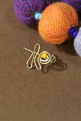 Handcrafted Brass Wire Nosepin