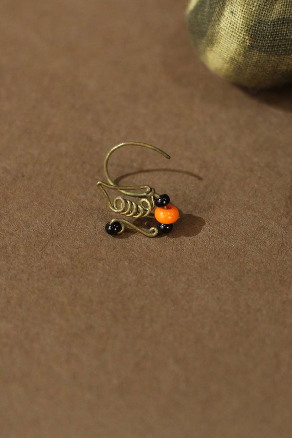 Handcrafted Brass Wire Nosepin
