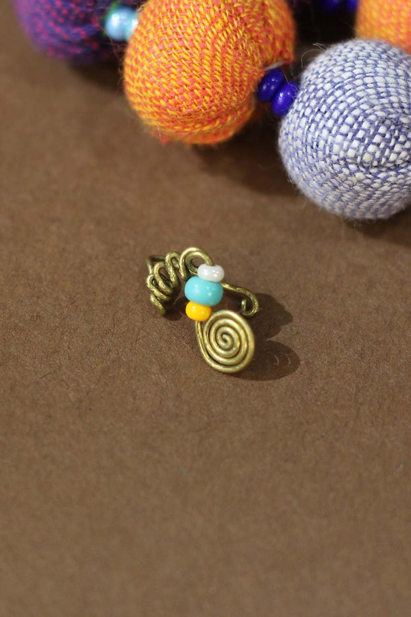 Handcrafted Brass Wire Nosepin