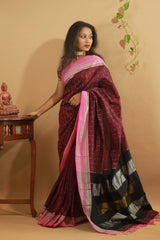 Ilkal Saree in Deep Maroon