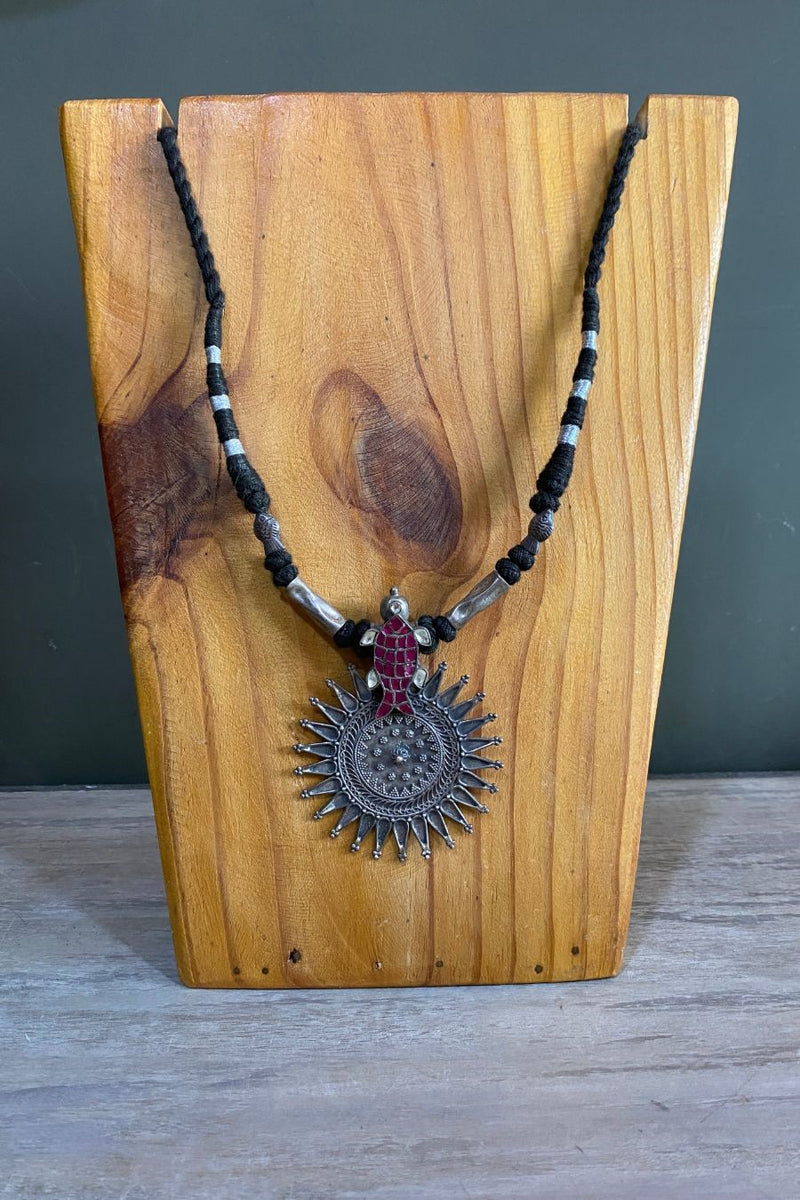 Suryamani Pure Silver Necklace